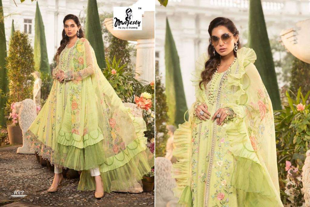 MAJESTY PRESENT MARIA VOL 14 CATALOG EXCLUSIVE EMBROIDERY PAKISTANI SALWAR SUITS IN WHOLESALE PRICE IN SURAT - SAI DRESSES
