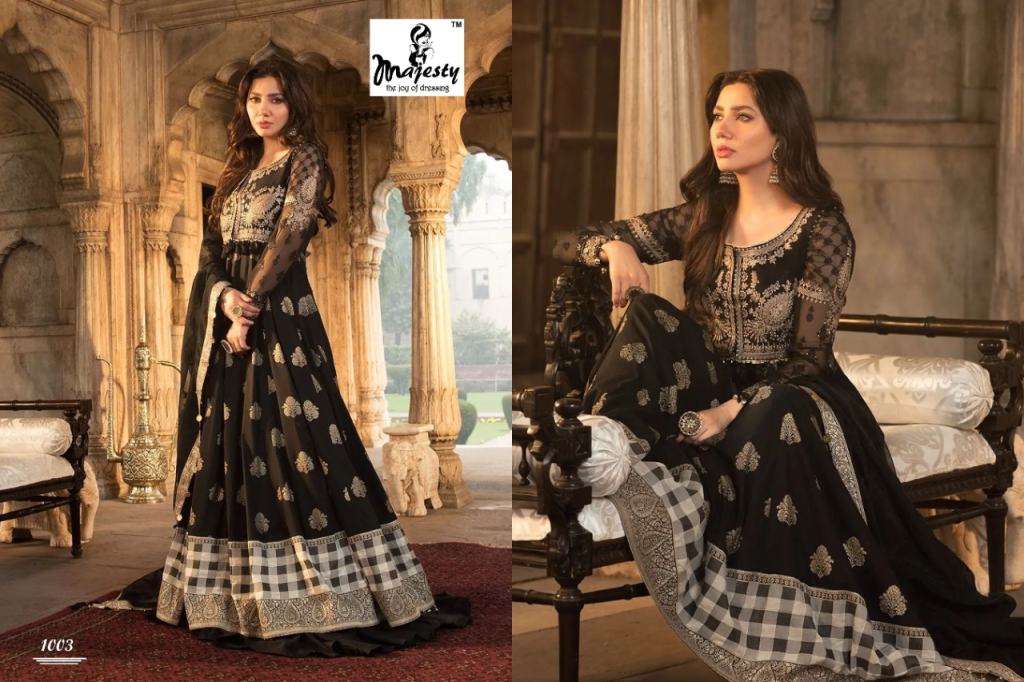 MAJESTY PRESENT MARIA VOL 14 CATALOG EXCLUSIVE EMBROIDERY PAKISTANI SALWAR SUITS IN WHOLESALE PRICE IN SURAT - SAI DRESSES