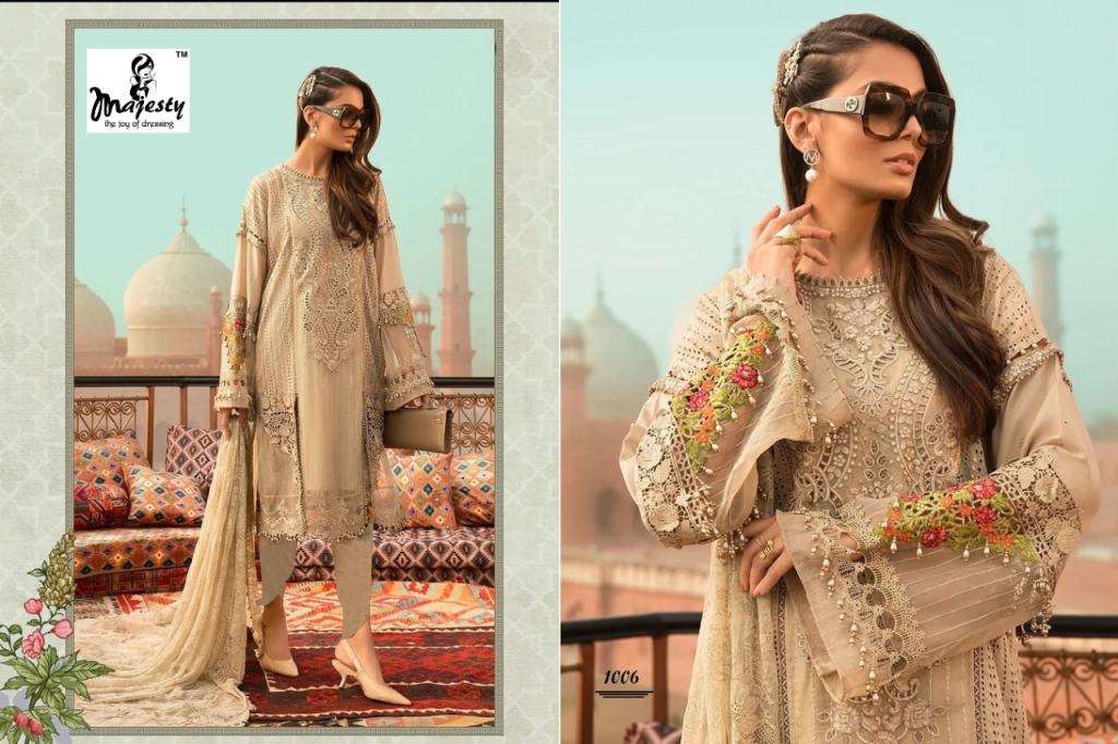 MAJESTY PRESENT MARIA VOL 14 CATALOG EXCLUSIVE EMBROIDERY PAKISTANI SALWAR SUITS IN WHOLESALE PRICE IN SURAT - SAI DRESSES