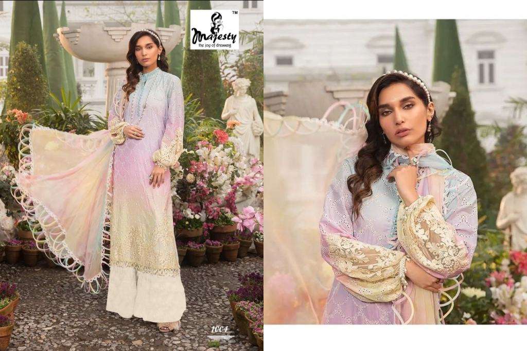 MAJESTY PRESENT MARIA VOL 14 CATALOG EXCLUSIVE EMBROIDERY PAKISTANI SALWAR SUITS IN WHOLESALE PRICE IN SURAT - SAI DRESSES