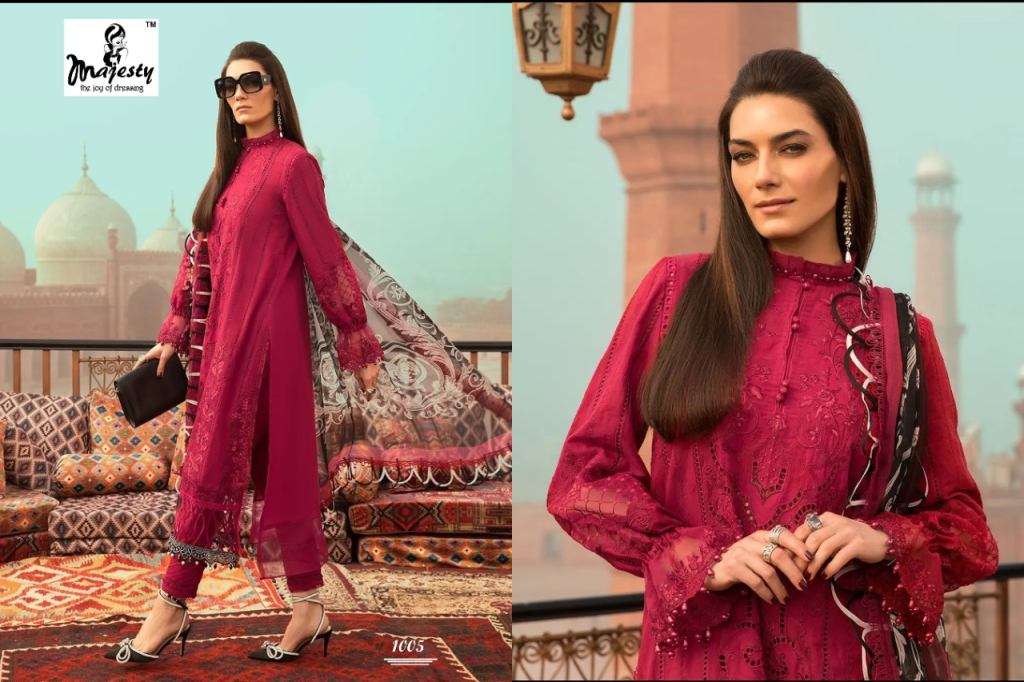 MAJESTY PRESENT MARIA VOL 14 CATALOG EXCLUSIVE EMBROIDERY PAKISTANI SALWAR SUITS IN WHOLESALE PRICE IN SURAT - SAI DRESSES