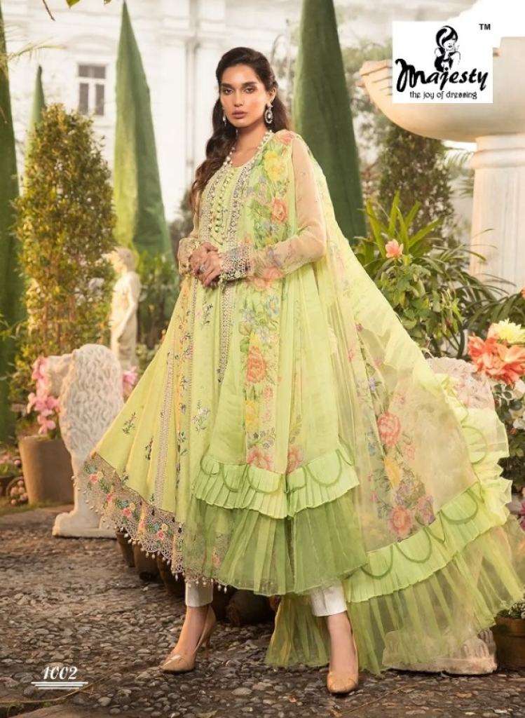 MAJESTY PRESENT MARIA VOL 14 CATALOG EXCLUSIVE EMBROIDERY PAKISTANI SALWAR SUITS IN WHOLESALE PRICE IN SURAT - SAI DRESSES