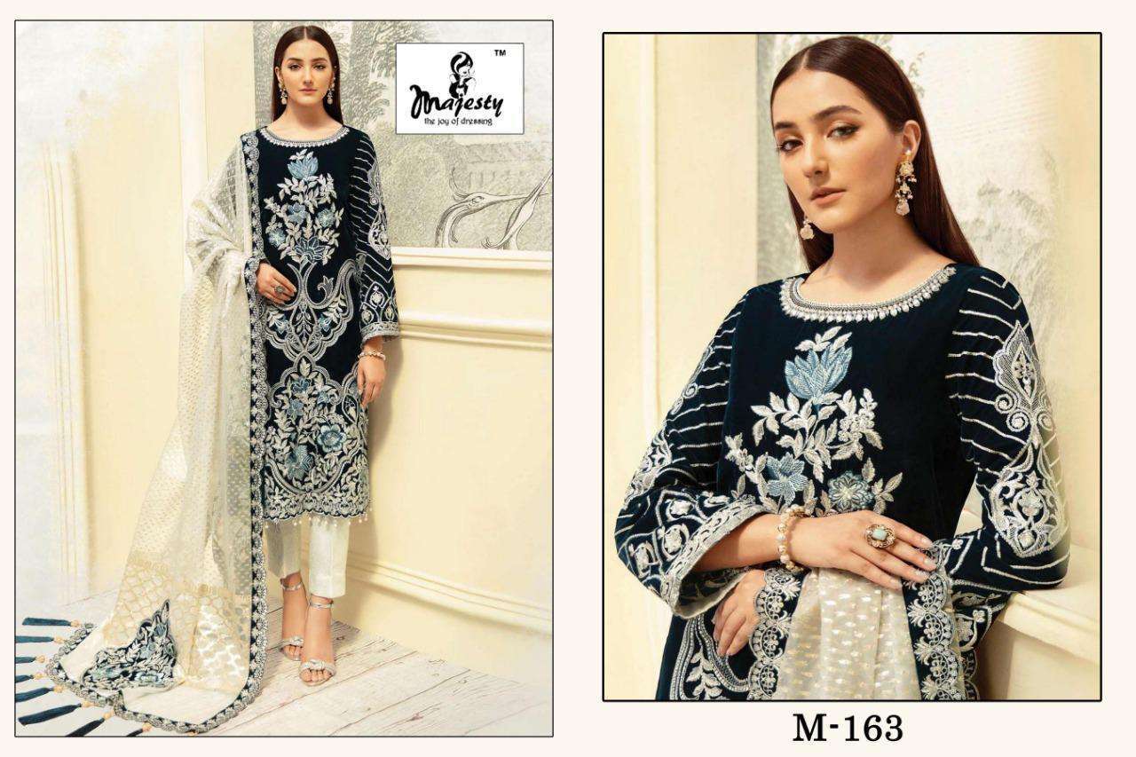 MAJESTY PRESENTS RAMSHA VOL-8 DESIGNER GEORGETTE PAKISTANI SUIT WHOLESALE RATE IN SURAT - SAI DRESSES