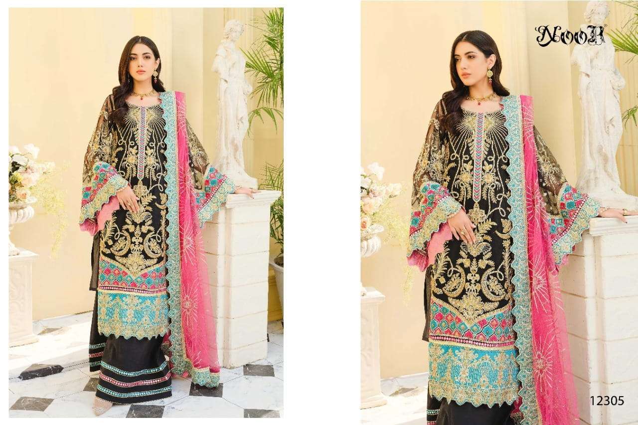 Noor Present Maryaam Pakistani Dress Material In Wholesale Price In Surat - Sai Dresses