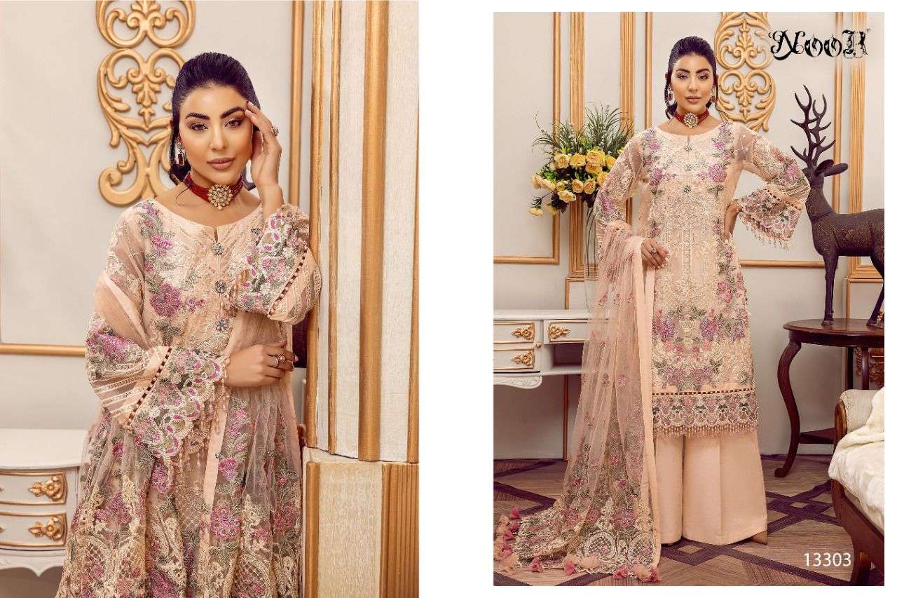 Noor Present Minhal Vol 5 Pakistani Dress Material In Wholesale Rate In Surat - Sai Dresses