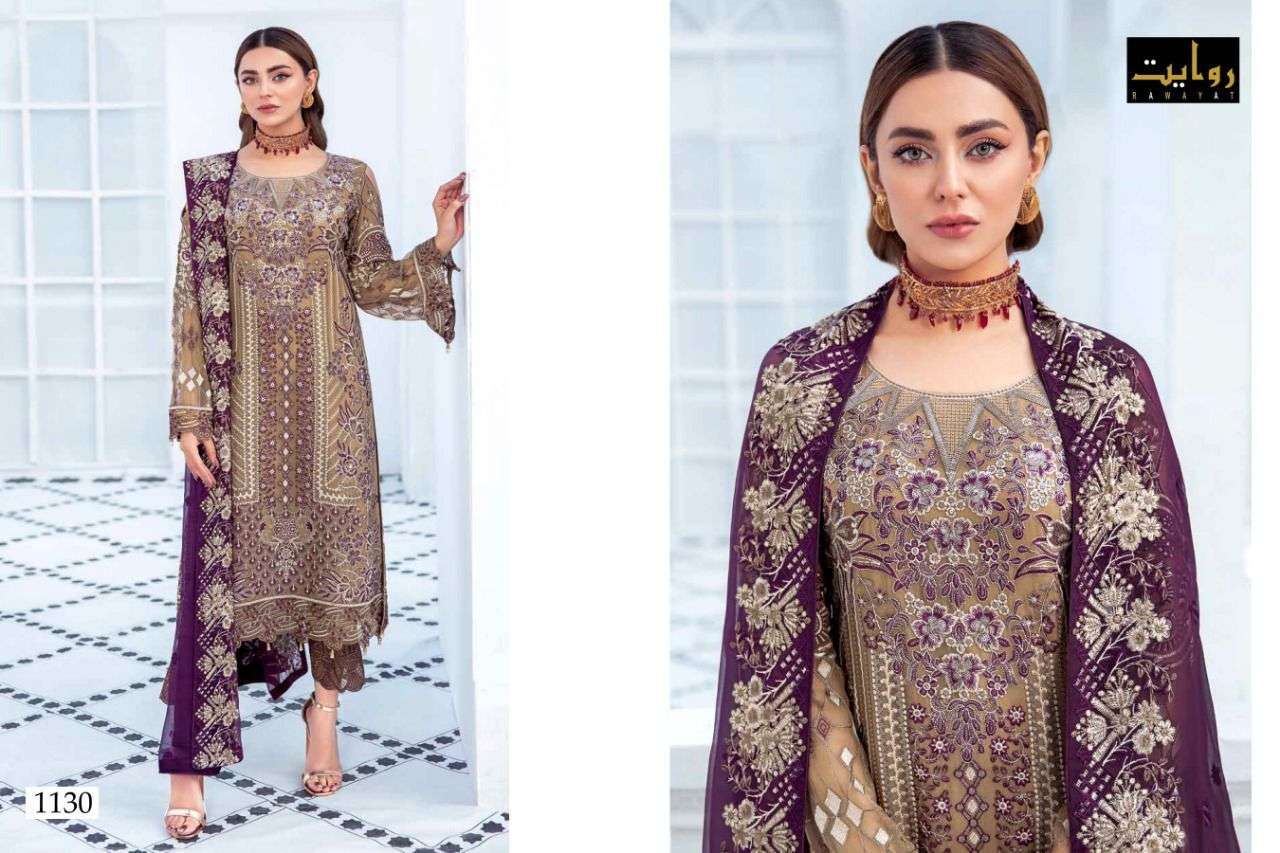 Rawayat Present Ramsha Vol 5 Pakistani Dress Material In Wholesale Price In Surat - Sai Dresses