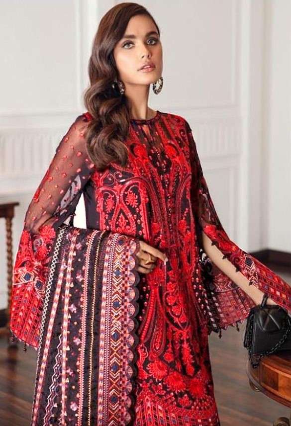 RINAZ FASHION PRESENT RINAZ D.NO 1295 A To 1295 D SERIES GEORGETTE PAKISTANI SALWAR SUITS IN WHOLESALE PRICE IN SURAT - SAI DRESSES