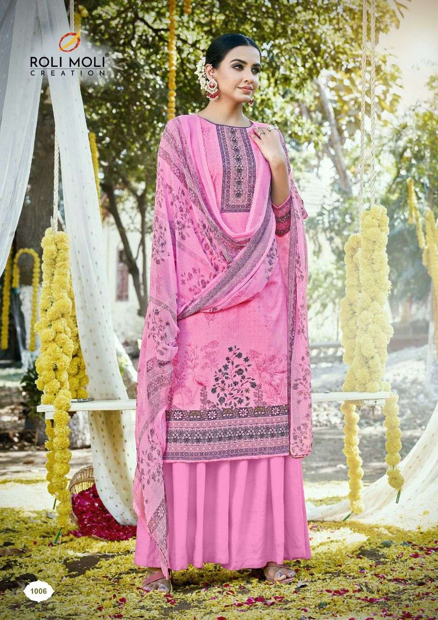  ROLI MOLI CREATION PRESENT GULABO VOL 2 CAMBRIC COTTON SALWAR SUITS IN WHOLESALE PRICE IN SURAT - SAI DRESSES