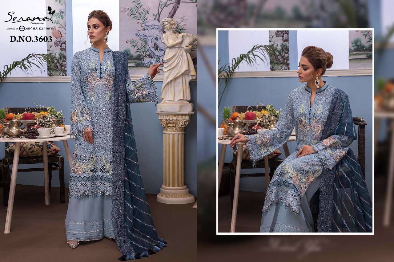 Serene Present Adan Libas Ravia Vol 3 Pakistani Dress Material In Wholesale Rate In Surat - Sai Dresses