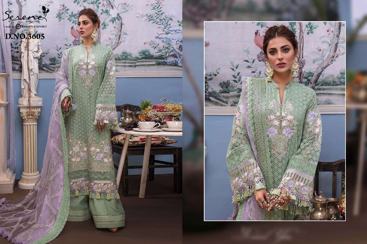 Serene Present Adan Libas Ravia Vol 3 Pakistani Dress Material In Wholesale Rate In Surat - Sai Dresses