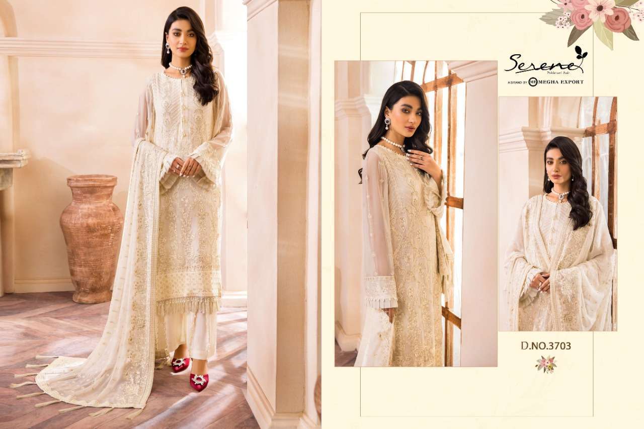 SERENE PRESENT FARASHA GEORGETTE SALWAR SUITS IN WHOLESALE PRICE IN SURAT - SAI DRESSES