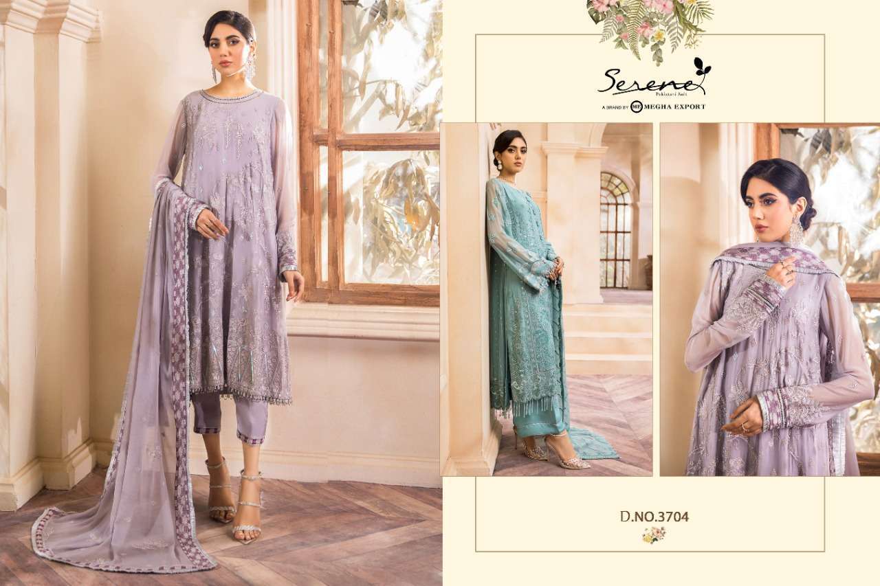 SERENE PRESENT FARASHA GEORGETTE SALWAR SUITS IN WHOLESALE PRICE IN SURAT - SAI DRESSES