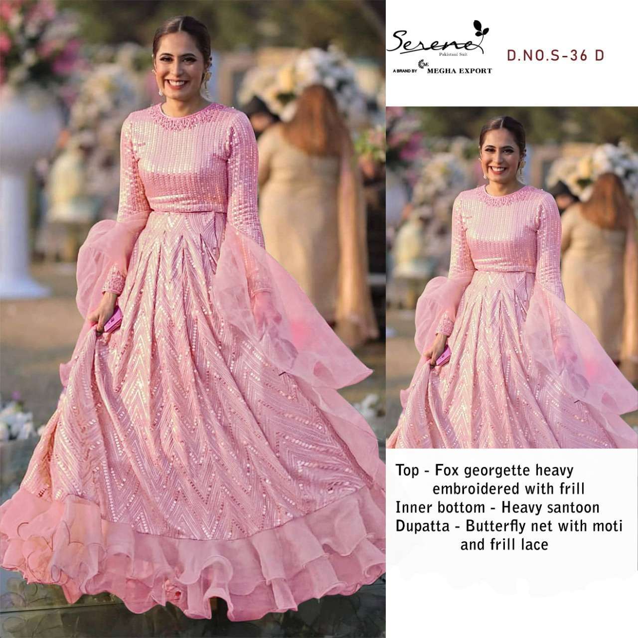 Serene Present Feza Designer Anarkali Suit In Wholesale Price In Surat - Sai Dresses