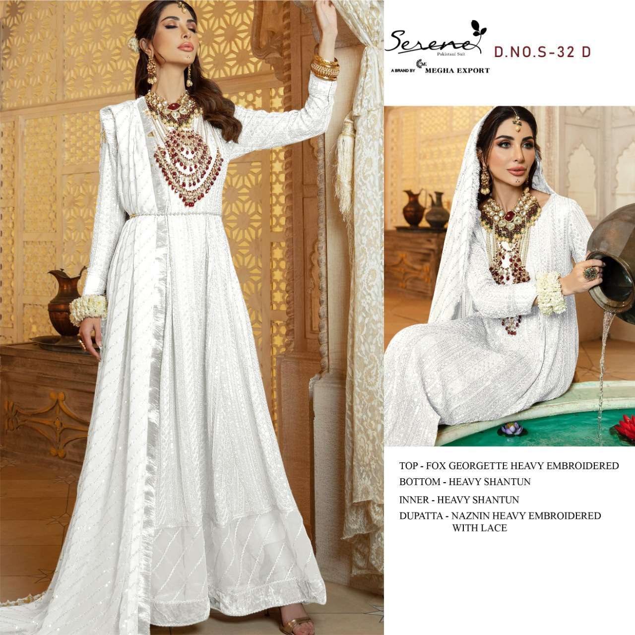 SERENE PRESENT SERENE VOL 11 SEMI STICHED SALWAR SUITS IN WHOLESALE PRICE IN SURAT - SAI DRESSES