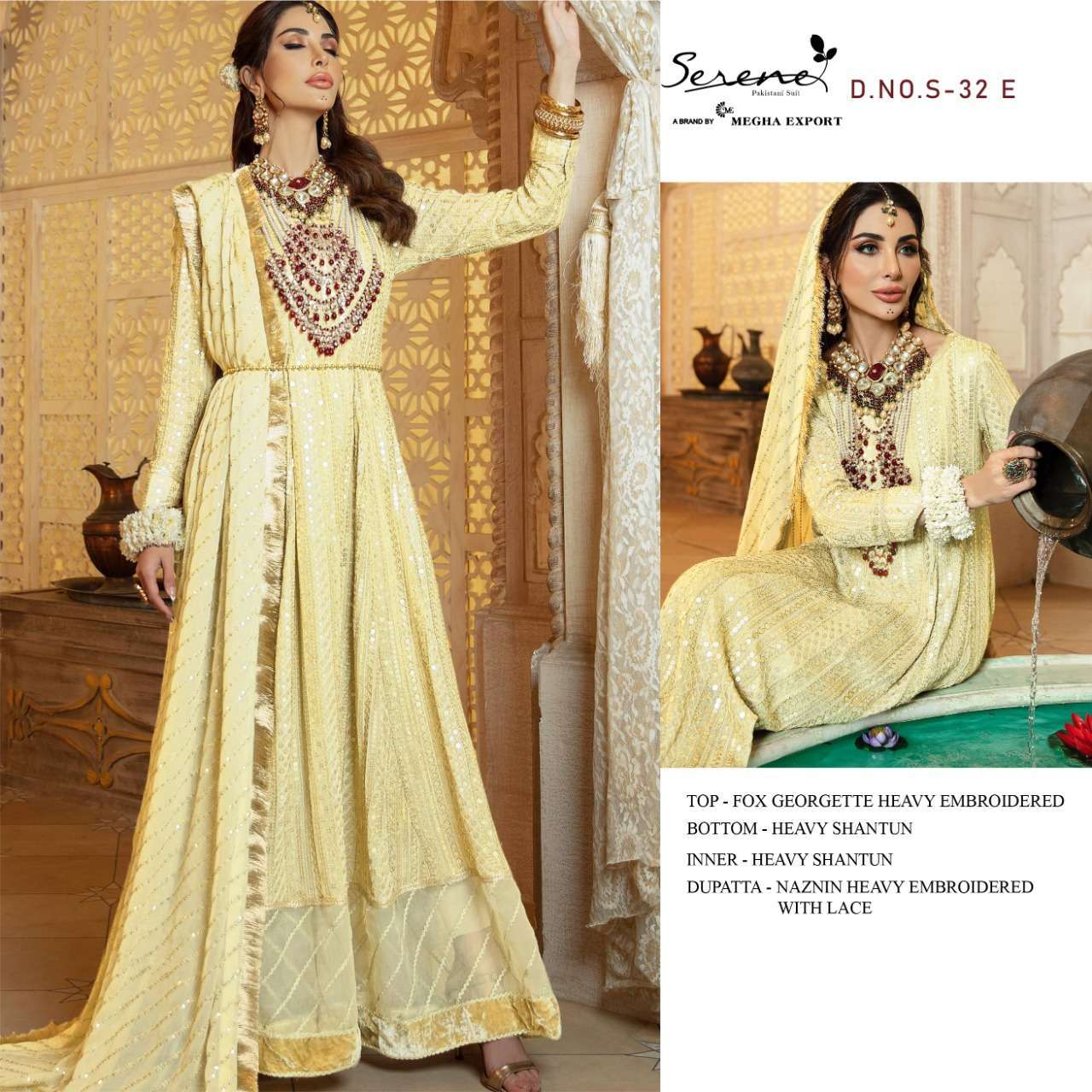 SERENE PRESENT SERENE VOL 11 SEMI STICHED SALWAR SUITS IN WHOLESALE PRICE IN SURAT - SAI DRESSES