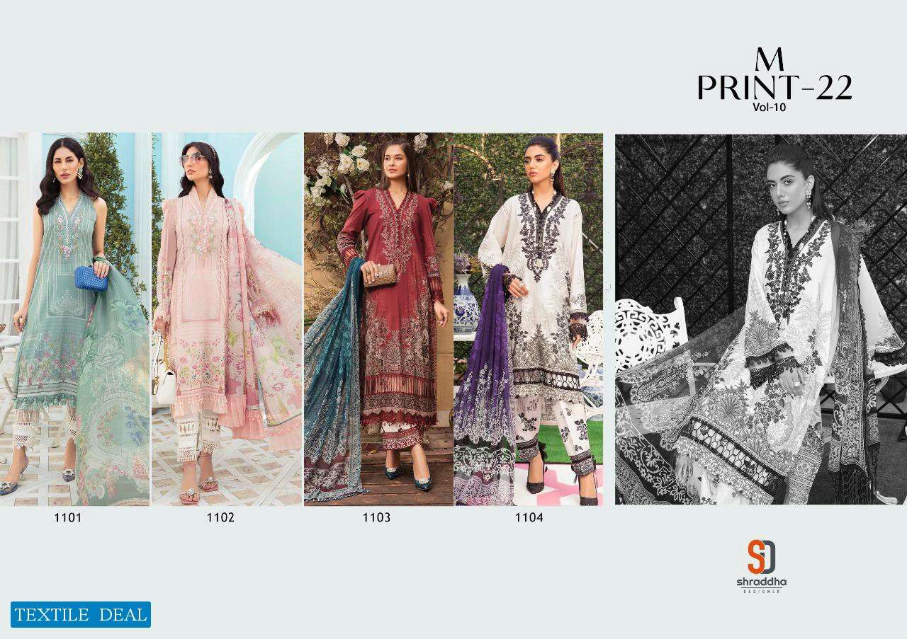 Shraddha M Print Vol-10 Wholesale Pakistani Concept Dress in wholesale rate in surat -sai dresses