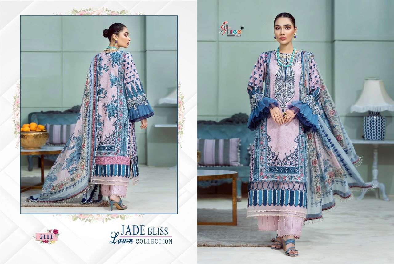 SHREE FABS PRESENT JADE BLISS LAWN CATALOGUE COLLECTION IN WHOLESALE PRICE IN SURAT - SAI DRESSES