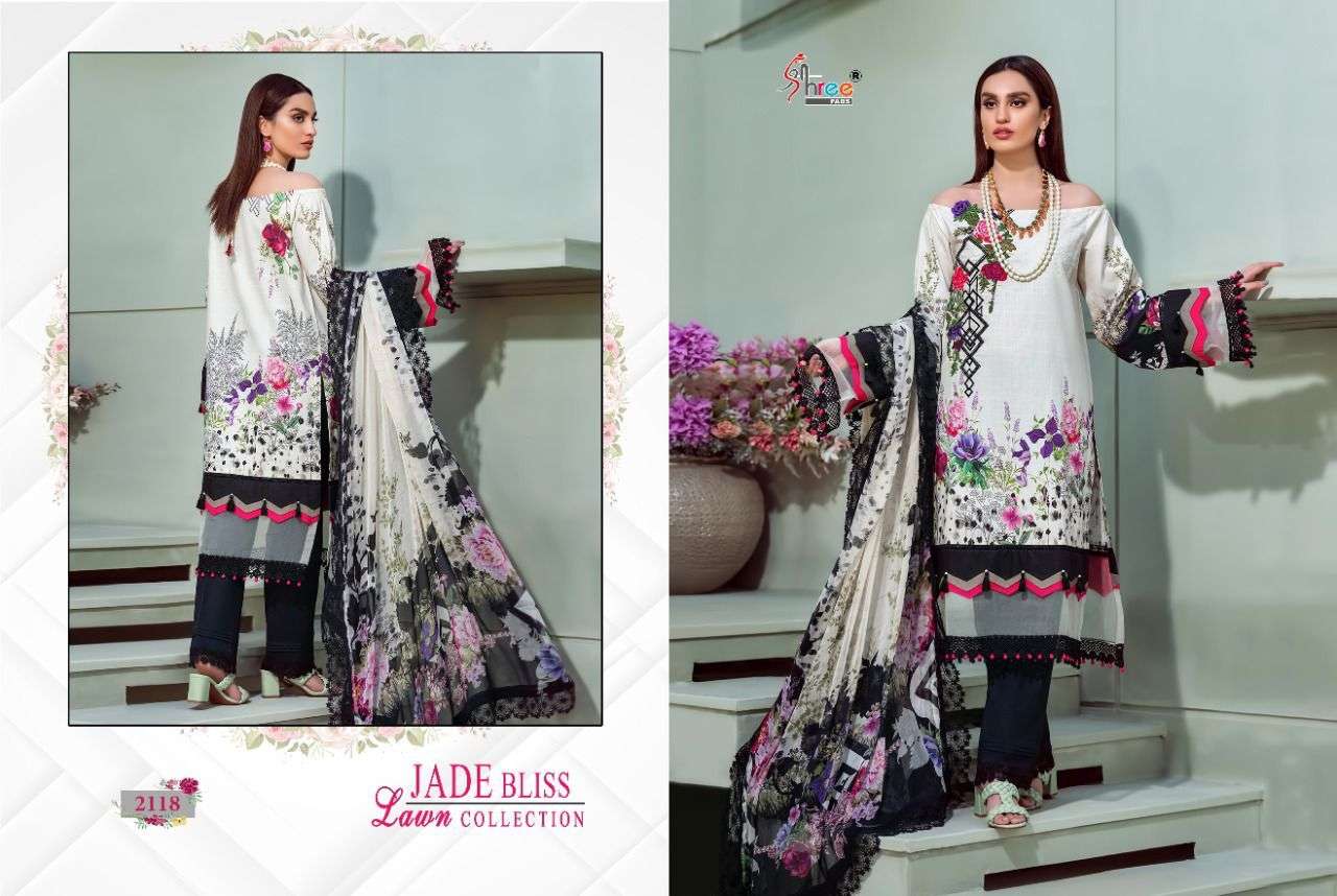 SHREE FABS PRESENT JADE BLISS LAWN CATALOGUE COLLECTION IN WHOLESALE PRICE IN SURAT - SAI DRESSES