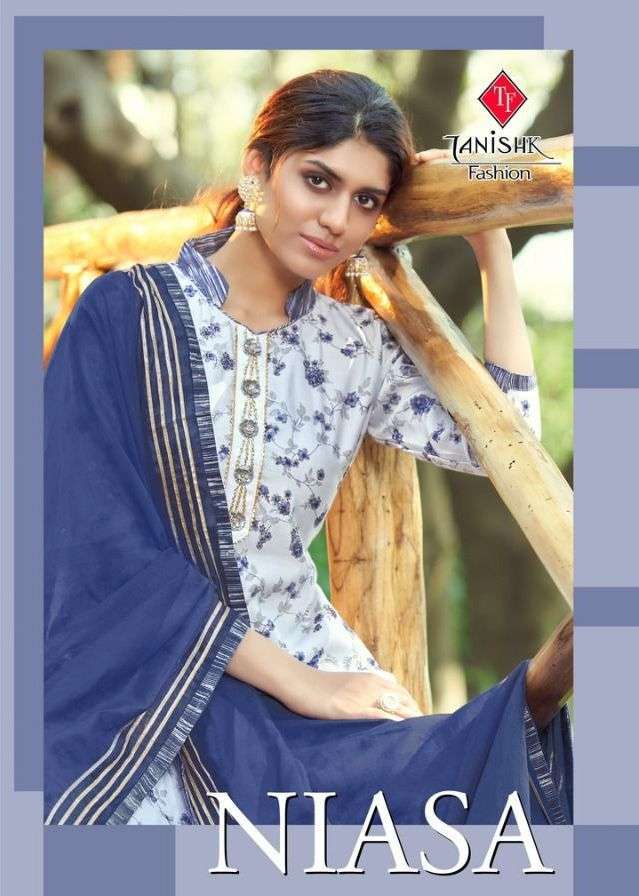 TANISHK PRESENT NIASA VISCOSE MODAL FANCY DRESS MATERIALS IN WHOLESALE PRICE IN SURAT - SAI DRESSES
