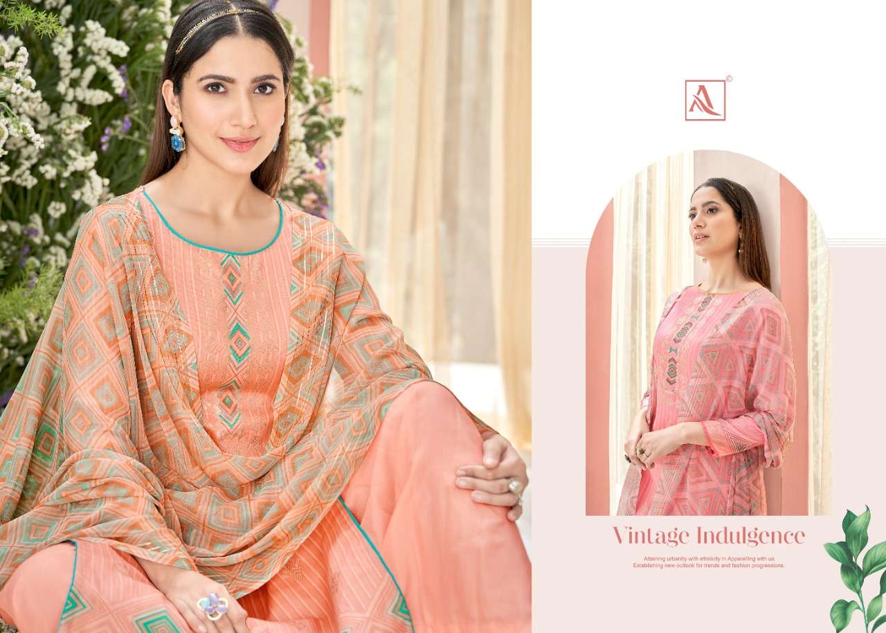 ALOK PRESENTS GOLDEN BEAUTY COTTON SALWAR SUITS COLLECTION IN WHOLESALE PRICE IN SURAT - SAI DRESSES 