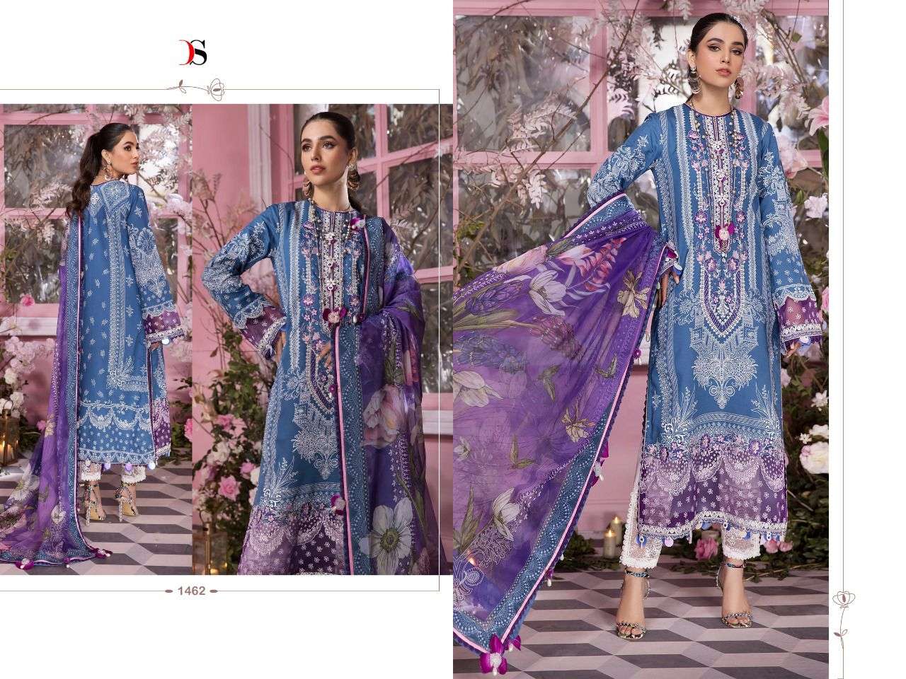 DEEPSY SUITS PRESENT ANAYA VOL 22 PURE COTTON WITH EMBROIDERY WORK PAKISTANI SALWAR SUITS COLLECTION IN WHOLESALE PRICE IN SURAT - SAI DRESSES