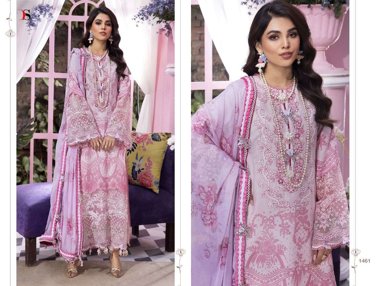 DEEPSY SUITS PRESENT ANAYA VOL 22 PURE COTTON WITH EMBROIDERY WORK PAKISTANI SALWAR SUITS COLLECTION IN WHOLESALE PRICE IN SURAT - SAI DRESSES