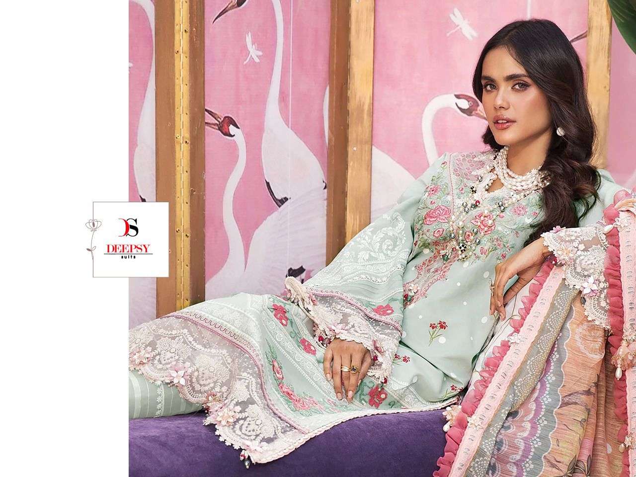 DEEPSY SUITS PRESENT ANAYA VOL 22 PURE COTTON WITH EMBROIDERY WORK PAKISTANI SALWAR SUITS COLLECTION IN WHOLESALE PRICE IN SURAT - SAI DRESSES