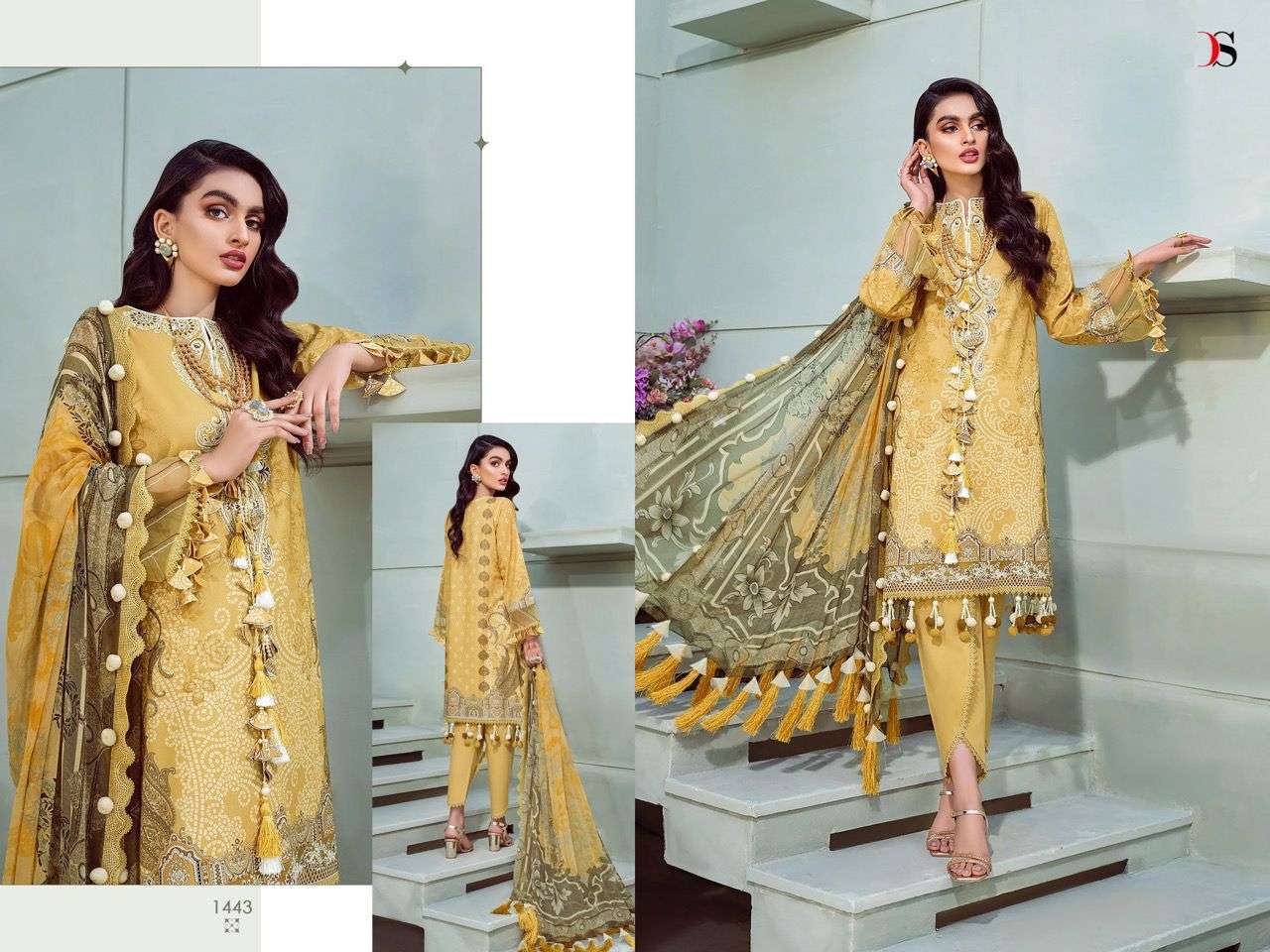 DEEPSY SUITS PRESENT BLISS LAWN 22 PURE COTTON WITH EMBROIDERY SALWAR SUITS COLLECTION IN WHOLESALE PRICE IN SURAT - SAI DRESSES