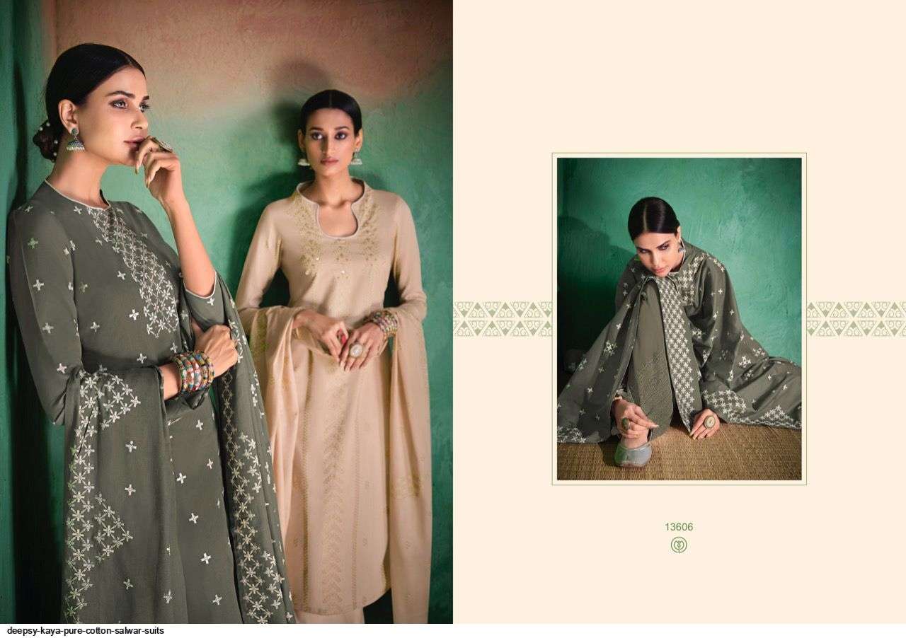 DEEPSY SUITS PRESENT KAYA CATALOG PURE COTTON PRINTED DESIGNER SALWAR SUITS COLLECTION IN WHOLESALE PRICE IN SURAT - SAI DRESSES