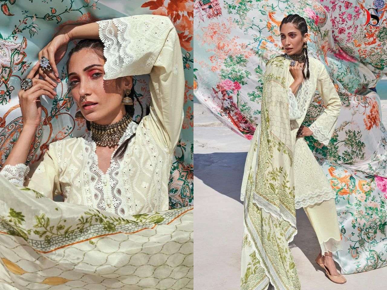ZIAAZ DESIGNS 371 B PAKISTANI SUITS WHOLESALER SURAT - The Libas Collection  - Ethnic Wear For Women | Pakistani Wear For Women | Clothing at Affordable  Prices