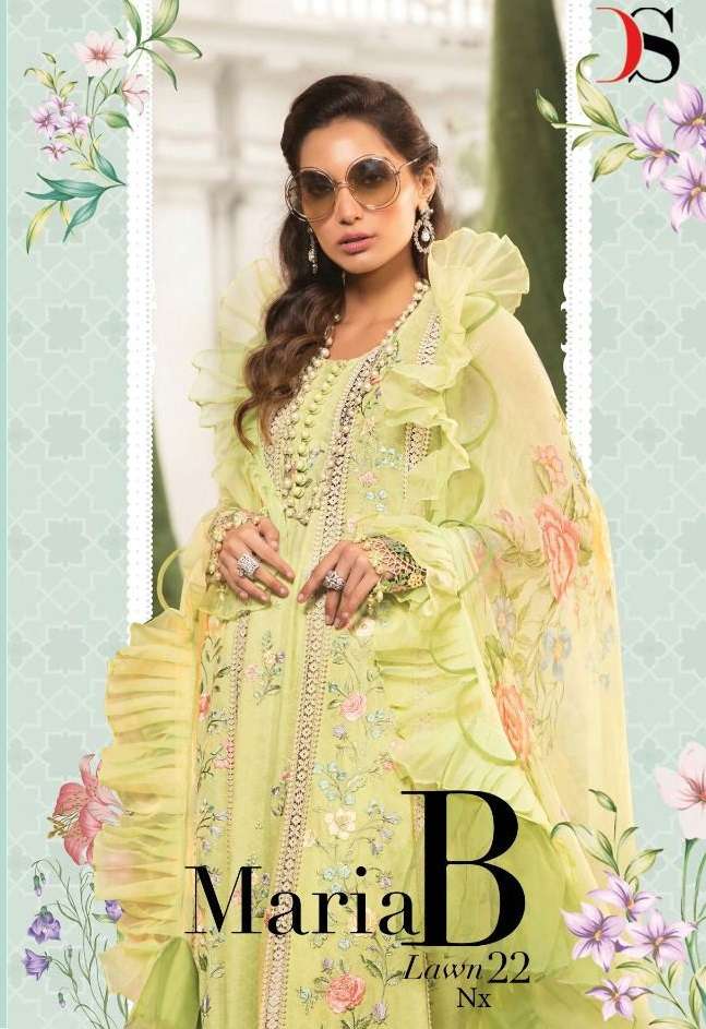 DEEPSY SUITS PRESENT MARIA B LAWN 22 NX COTTON WITH EMBROIDERY PAKISTANI SUITS IN WHOLESALE PRICE IN SURAT - SAI DRESSES