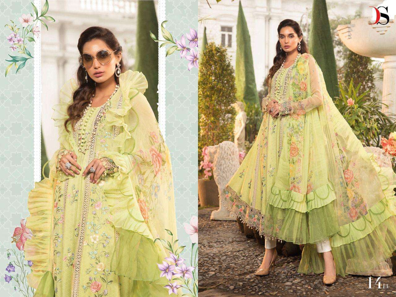 DEEPSY SUITS PRESENT MARIA B LAWN 22 NX COTTON WITH EMBROIDERY PAKISTANI SUITS IN WHOLESALE PRICE IN SURAT - SAI DRESSES