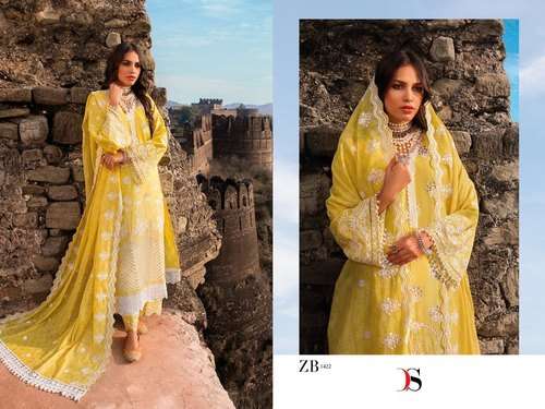 DEEPSY SUITS PRESENT ZINAB PURE COTTON WITH SELF EMBROIDERY PAKISTANI SUITS IN WHOLESALE PRICE IN SURAT - SAI DRESSES