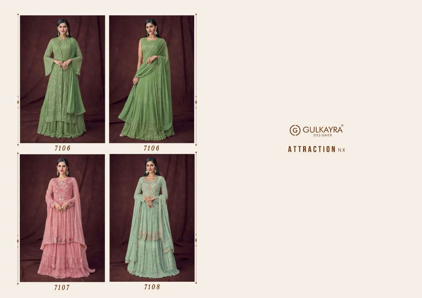 GULKAYRA DESIGNER PRESENT ATTRACTION NX LATEST READY MADE WEDDING COLLECTION IN WHOLESALE PRICE IN SURAT - SAI DRESSES