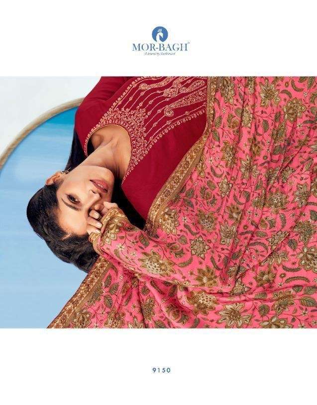 MOR-BAGH BY AASHIRWAD PRESENTS RAISAA PLAZZO STYLE SUITS COLLECTION IN WHOLESALE PRICE IN SURAT - SAI DRESSES 