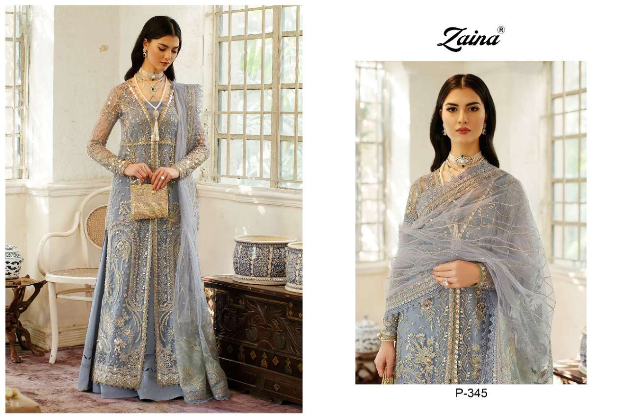 PRIYAM FASHION PRESENT ZAINA VOL 38 EXCLUSIVE PAKISTANI DESIGNER SUITS IN WHOLESALE PRICE IN SURAT- SAI DRESSES
