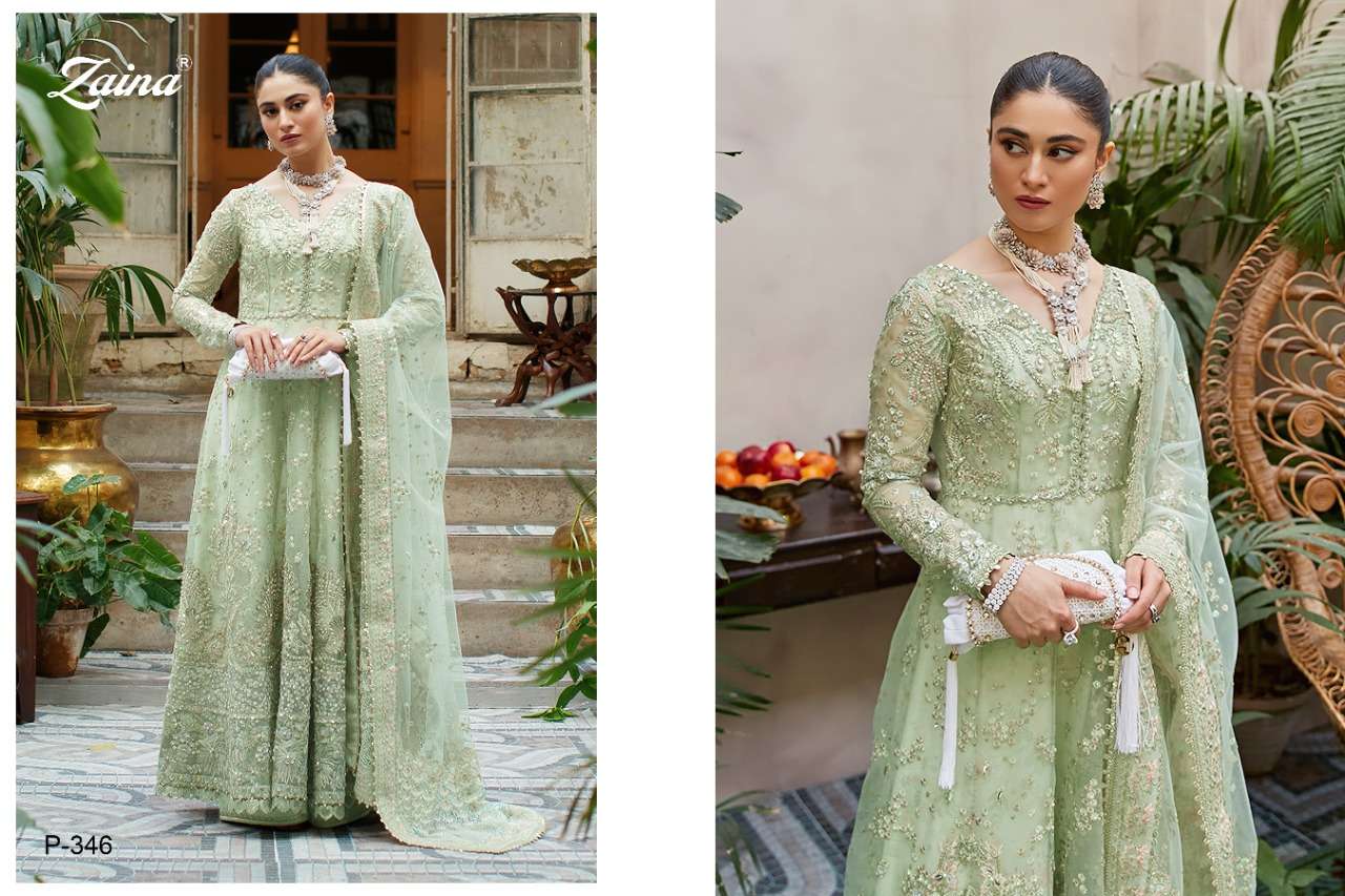 PRIYAM FASHION PRESENT ZAINA VOL 38 EXCLUSIVE PAKISTANI DESIGNER SUITS IN WHOLESALE PRICE IN SURAT- SAI DRESSES