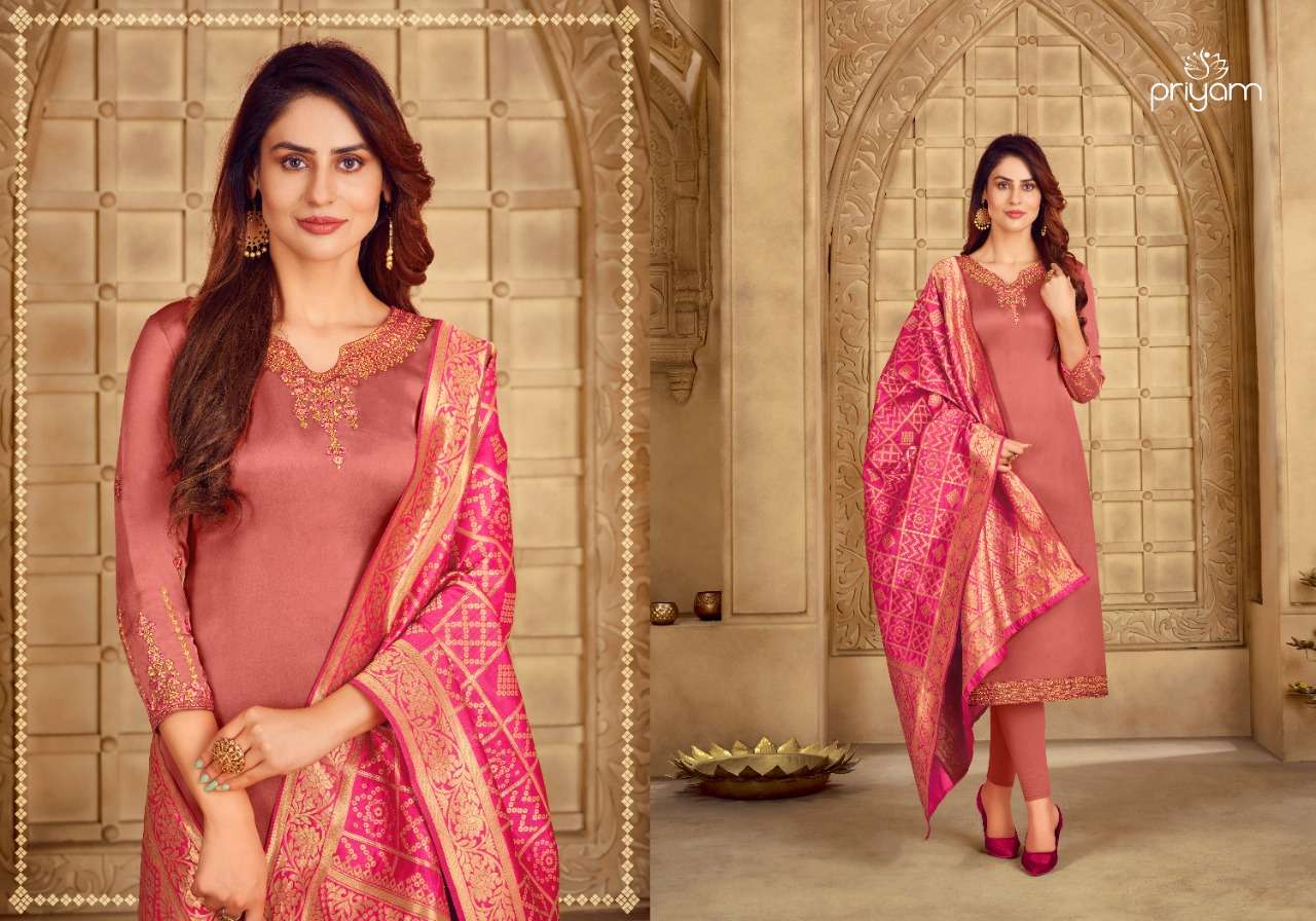 PRIYAM FASHION PRESENTS DN.1101 to 1108  PREMIUM CATALOGUE COLLECTION IN WHOLESALE RATE IN SURAT - SAI DRESSES 
