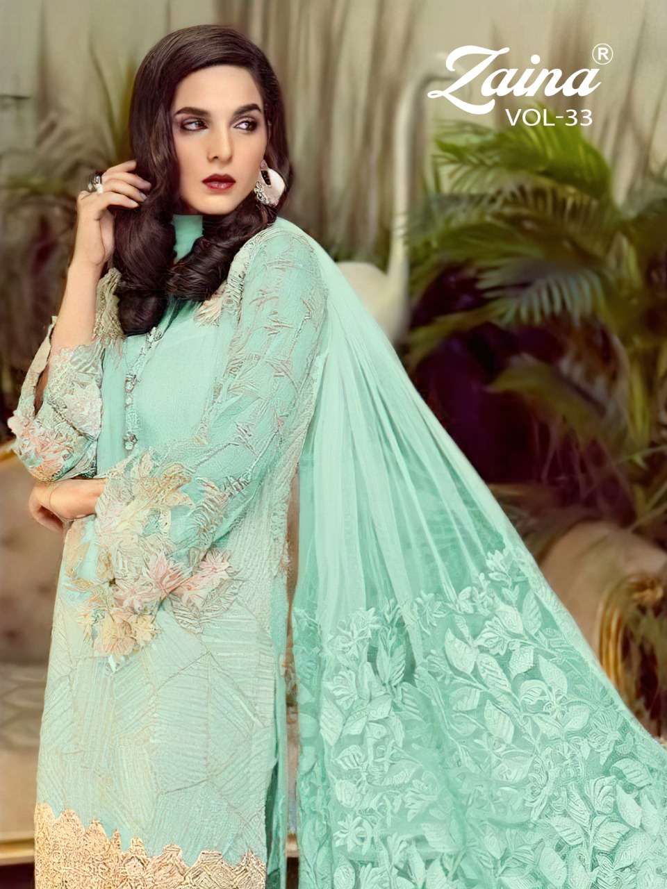 PRIYAM FASHION PRESENTS ZAINA VOL-33 D.N - 331.A.to 331.D DESIGNER SUITS COLLECTION IN WHOLESALE PRICE IN SURAT - SAI DRESSES 