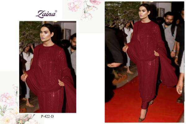 PRIYAM PRESENT ZAINA CATALOG GEORGETTE PAKISTANI SALWAR SUITS IN WHOLESALE PRICE IN SURAT - SAI DRESSES