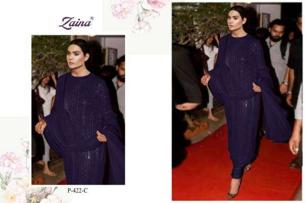 PRIYAM PRESENT ZAINA CATALOG GEORGETTE PAKISTANI SALWAR SUITS IN WHOLESALE PRICE IN SURAT - SAI DRESSES