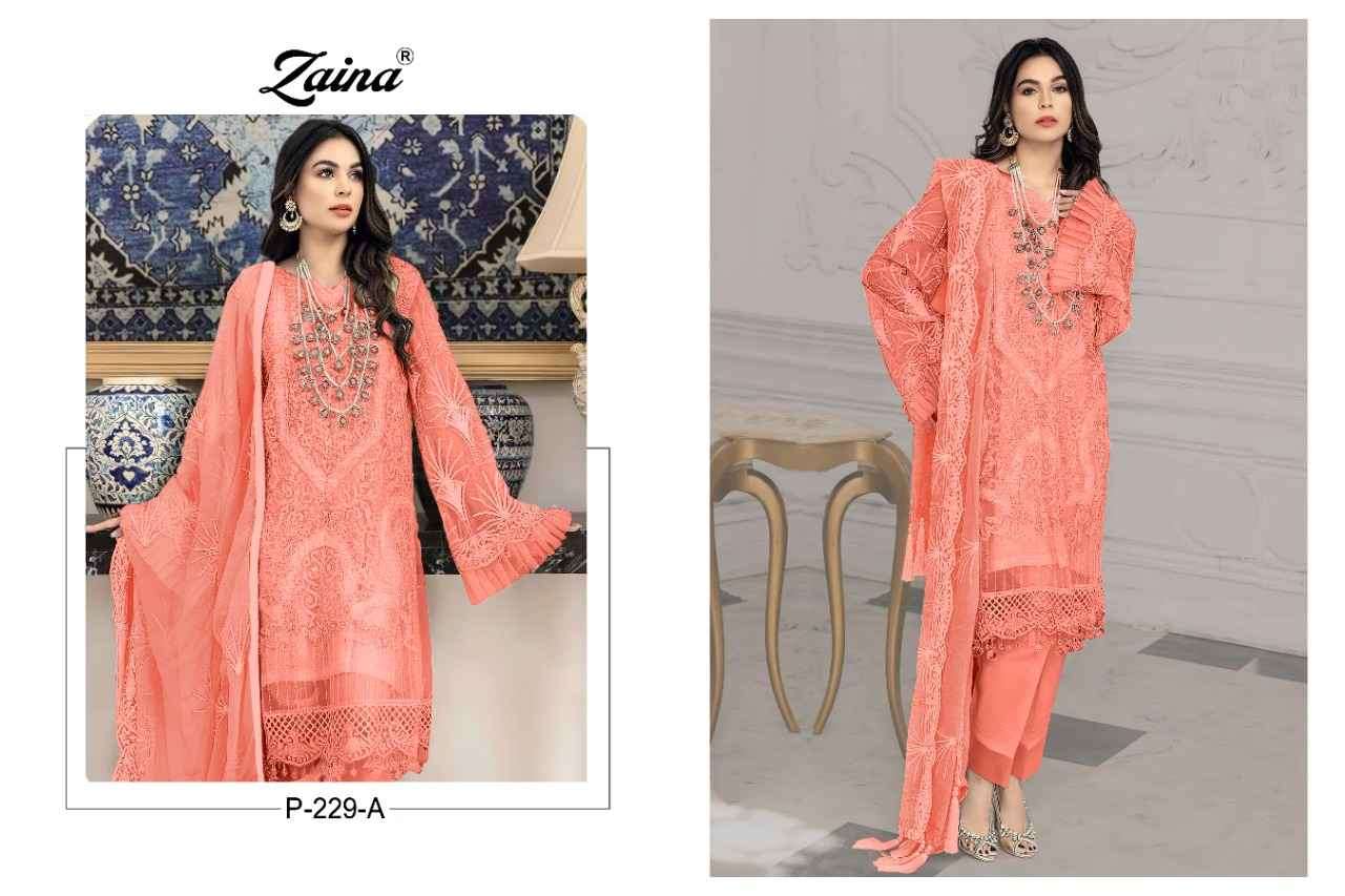 PRIYAM PRESENT ZAINA NX VOL 29 NET WORK PAKISTANI SALWAR SUIT COLLECTION IN WHOLESALE PRICE IN SURAT - SAI DRESSES