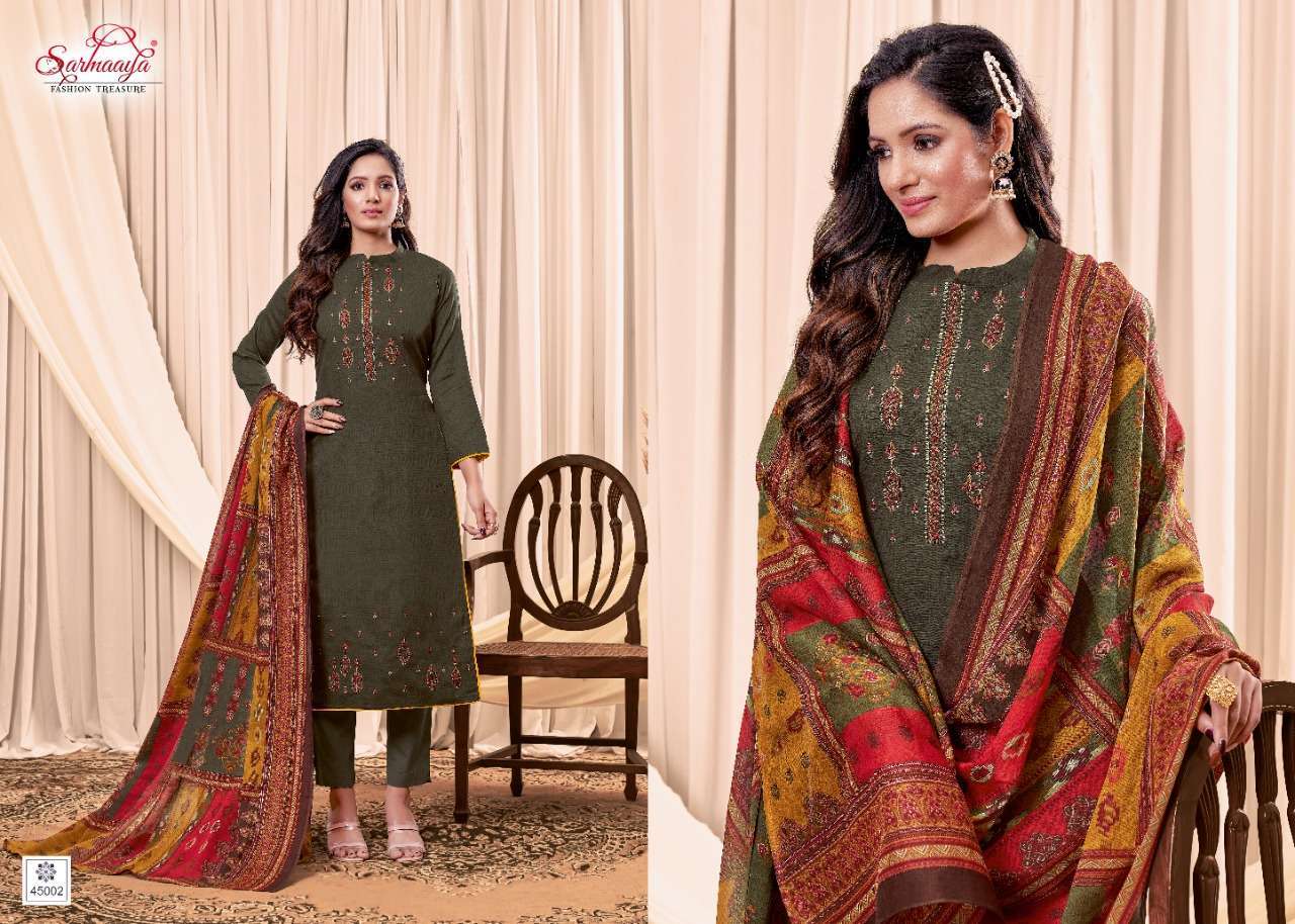 SARMAAYA PRESENTS RIHANA LAWN COTTON CATALOGUE SALWAR SUITS IN WHOLESALE PRICE IN SURAT - SAI DRESSES