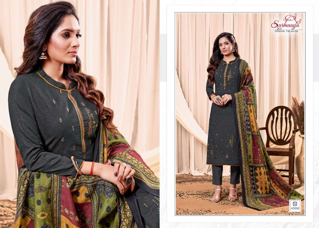 SARMAAYA PRESENTS RIHANA LAWN COTTON CATALOGUE SALWAR SUITS IN WHOLESALE PRICE IN SURAT - SAI DRESSES