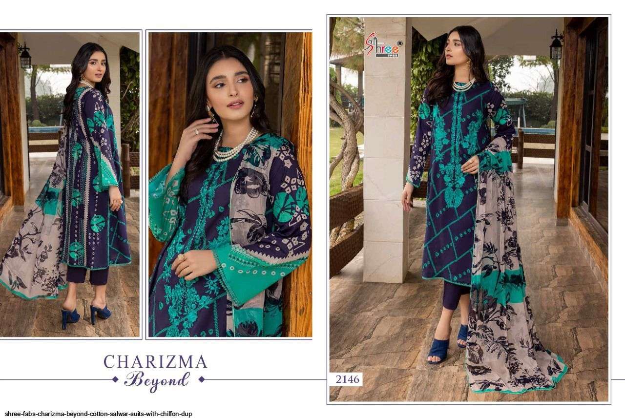 SHREE FABS PRESENT CHARIZMA BEYOND COTTON SALWAR SUITS IN WHOLESALE PRICE IN SURAT - SAI DRESSES