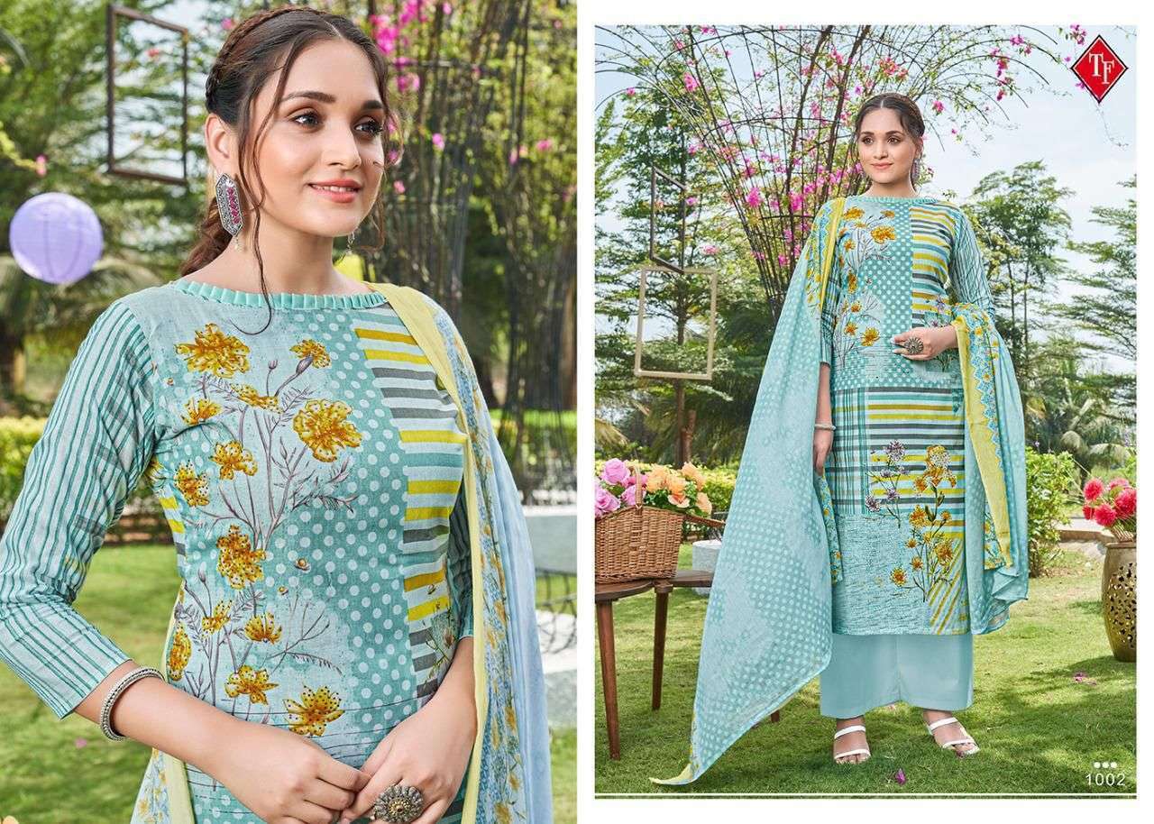 TANISHK FASHION PRESENT PRISHA CAMBRIC COTTON WITH DIGITAL PRINT SALWAR SUITS COLLECTION IN WHOLESALE PRICE IN SURAT - SAI DRESSES