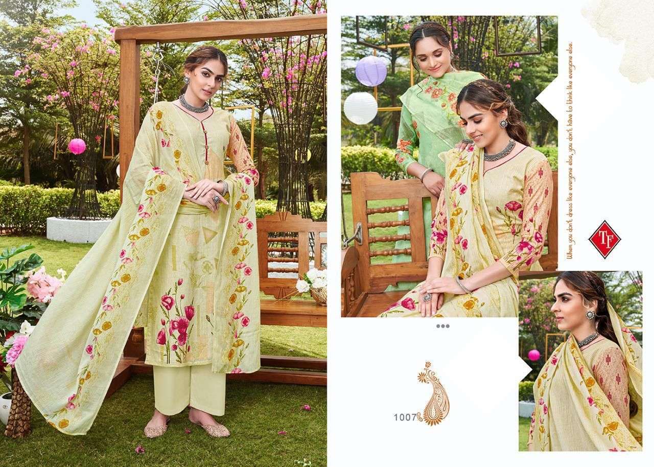 TANISHK FASHION PRESENT PRISHA CAMBRIC COTTON WITH DIGITAL PRINT SALWAR SUITS COLLECTION IN WHOLESALE PRICE IN SURAT - SAI DRESSES