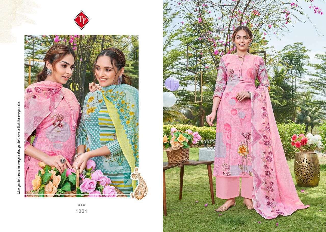 TANISHK FASHION PRESENT PRISHA CAMBRIC COTTON WITH DIGITAL PRINT SALWAR SUITS COLLECTION IN WHOLESALE PRICE IN SURAT - SAI DRESSES