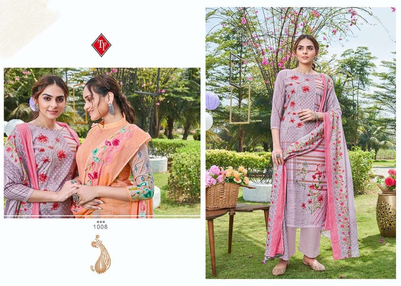 TANISHK FASHION PRESENT PRISHA CAMBRIC COTTON WITH DIGITAL PRINT SALWAR SUITS COLLECTION IN WHOLESALE PRICE IN SURAT - SAI DRESSES