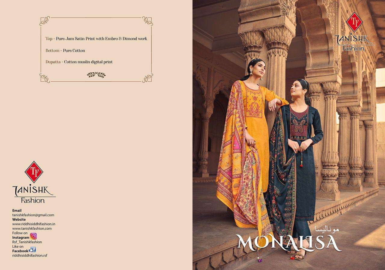   TANISHK FASHION PRESENTS MONALISA CATALOGUE OF SALWAR SUITS IN WHOLESALE PRICE IN SURAT - SAI DRESSES 